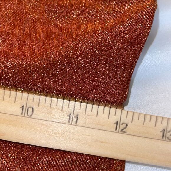 Abyss by abby Dress Womens Small one sleeve ruched back zipper Metallic Bodycon - Picture 11 of 14